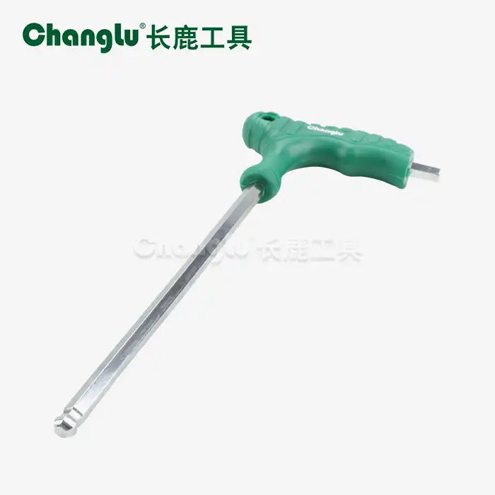 Mirror polished ball end hex key wrench